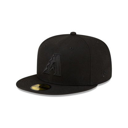 Arizona Diamondbacks Basic Black on Black Game 59FIFTY Fitted Hat