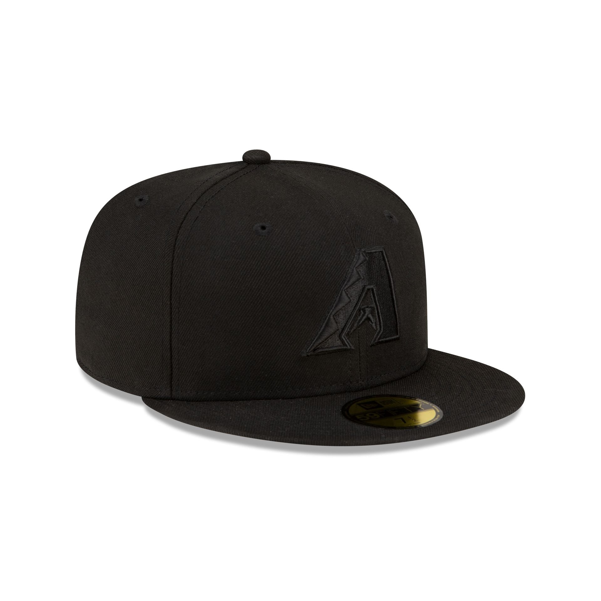 Arizona Diamondbacks Basic Black on Black Game 59FIFTY Fitted Hat