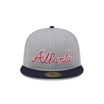 Atlanta Braves Pivot Mesh 59FIFTY Fitted Hat