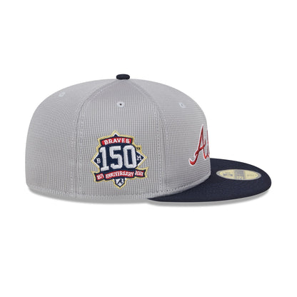 Atlanta Braves Pivot Mesh 59FIFTY Fitted Hat