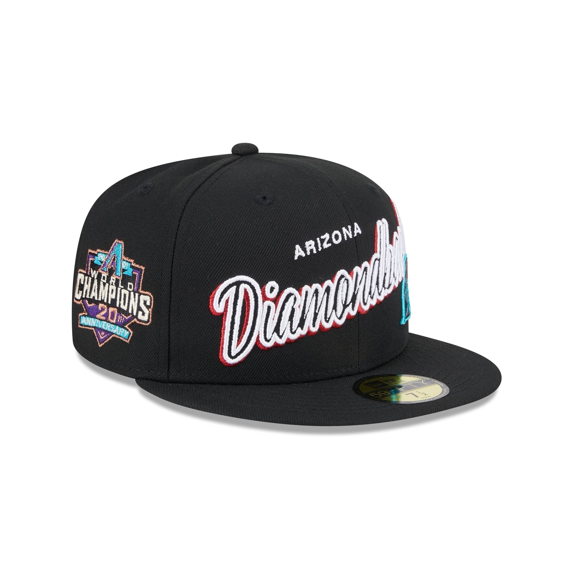 Arizona Diamondbacks Script Sided 59FIFTY Fitted Hat