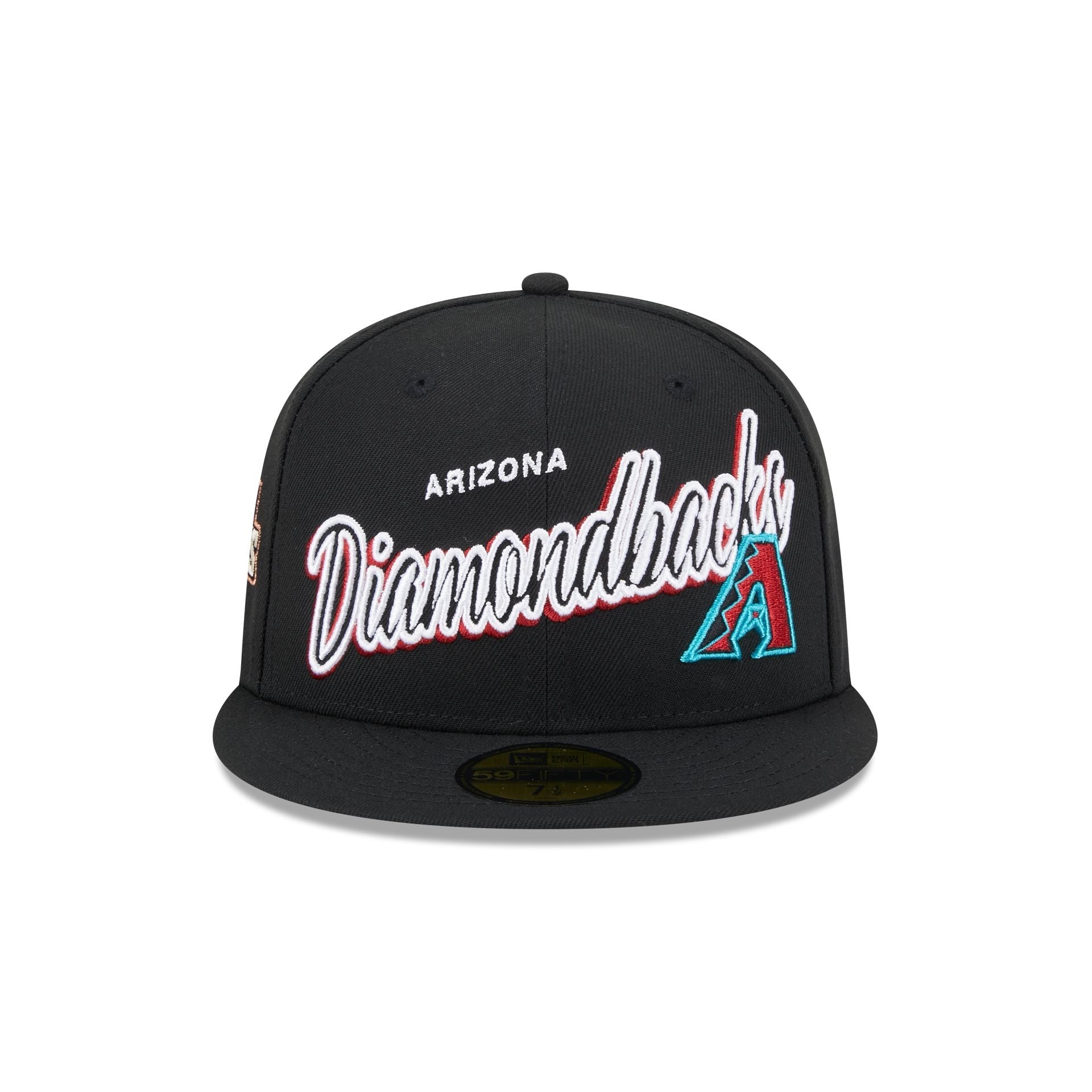 Arizona Diamondbacks Script Sided 59FIFTY Fitted Hat