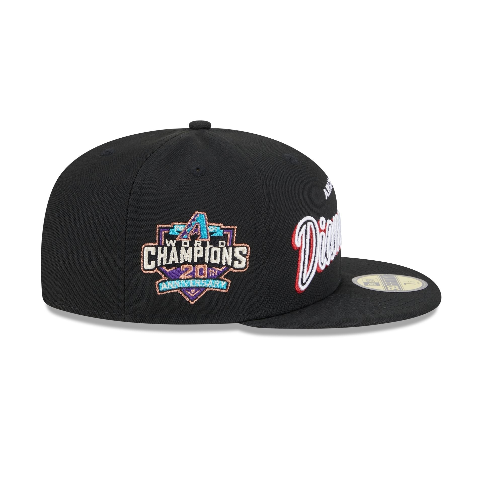 Arizona Diamondbacks Script Sided 59FIFTY Fitted Hat