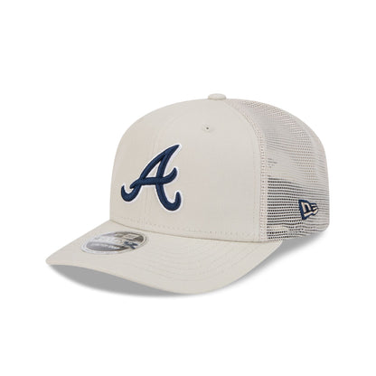 Atlanta Braves Canvas 9SEVENTY Trucker Hat