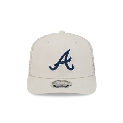 Atlanta Braves Canvas 9SEVENTY Trucker Hat