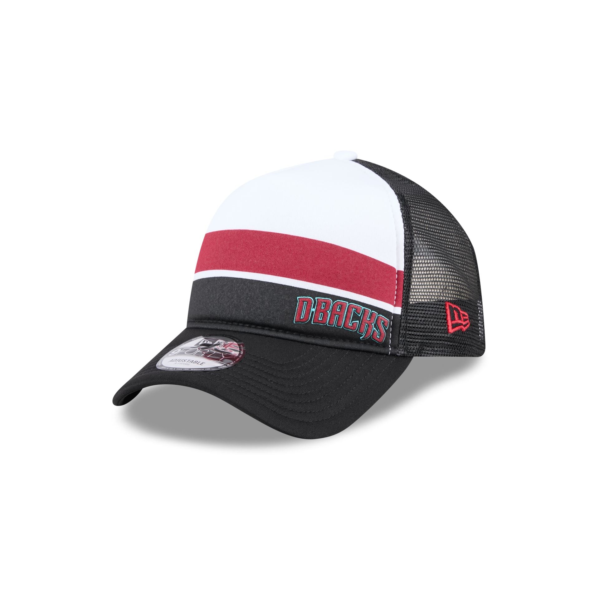 Arizona Diamondbacks Color Block 9FORTY A-Frame Trucker Snapback Hat