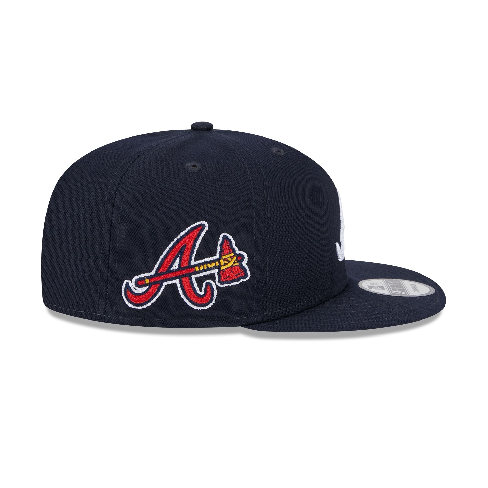 Alpha Industries x Atlanta Braves Navy 9FIFTY Snapback Hat