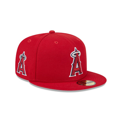 Alpha Industries x Los Angeles Angels Red 9FIFTY Snapback Hat