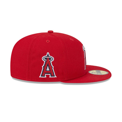 Alpha Industries x Los Angeles Angels Red 9FIFTY Snapback Hat