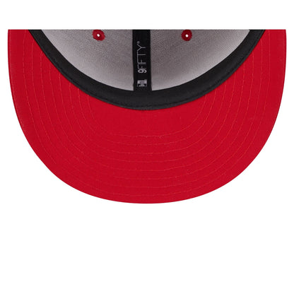 Alpha Industries x Los Angeles Angels Red 9FIFTY Snapback Hat