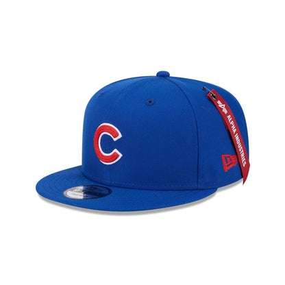 Alpha Industries x Chicago Cubs Blue 9FIFTY Snapback Hat