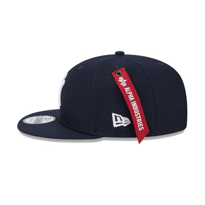 Alpha Industries x New York Yankees Navy 9FIFTY Snapback Hat