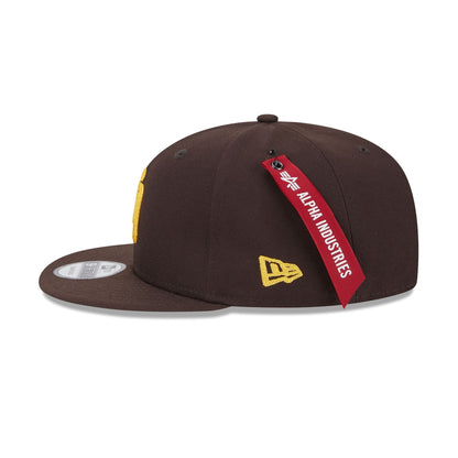 Alpha Industries x San Diego Padres Brown 9FIFTY Snapback Hat