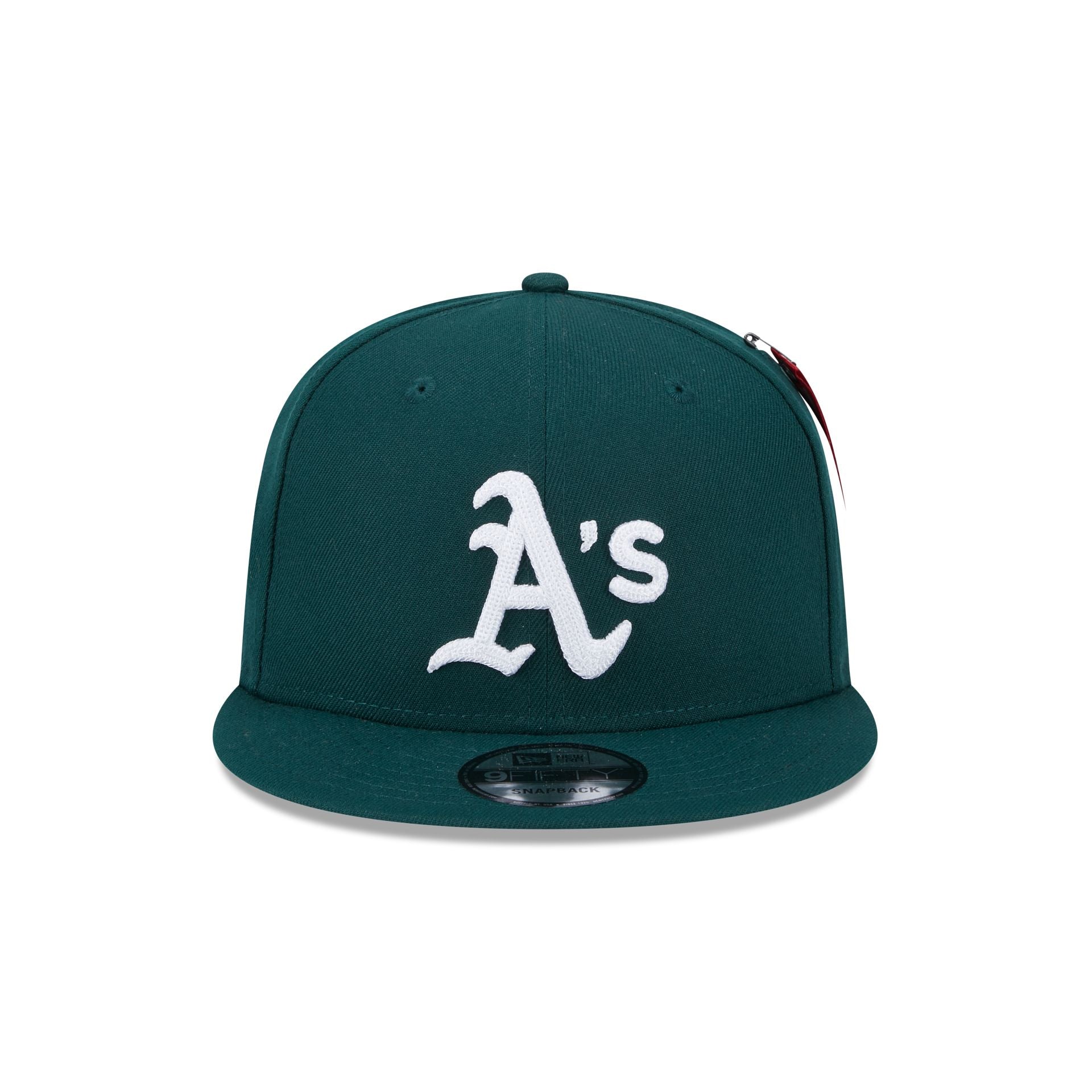 Alpha Industries x Oakland Athletics Green 9FIFTY Snapback Hat