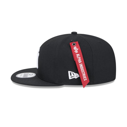 Alpha Industries x New York Yankees Black 9FIFTY Snapback Hat