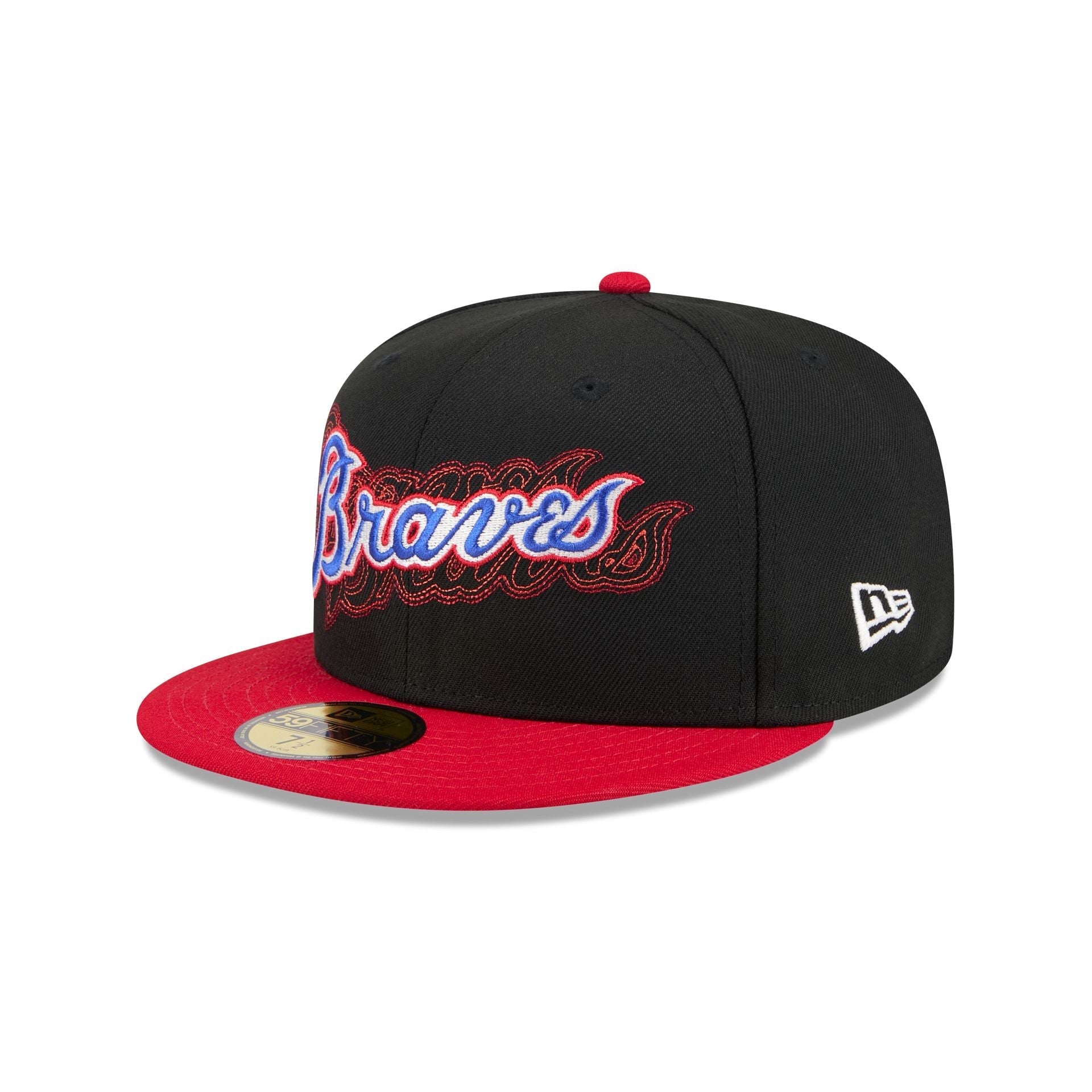 Atlanta Braves Shadow Stitch 59FIFTY Fitted Hat