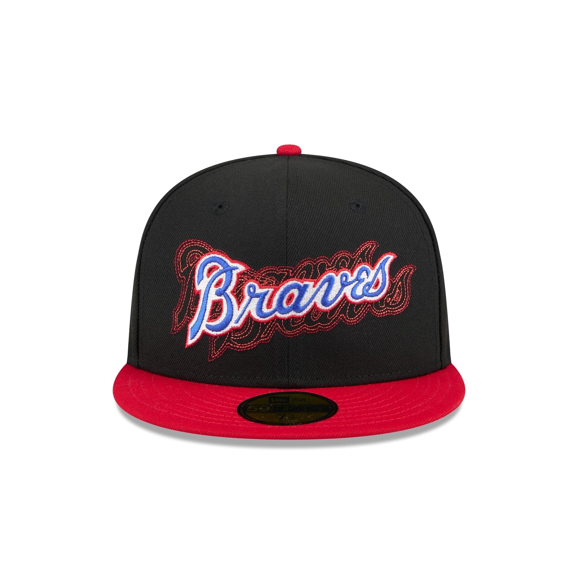 Atlanta Braves Shadow Stitch 59FIFTY Fitted Hat