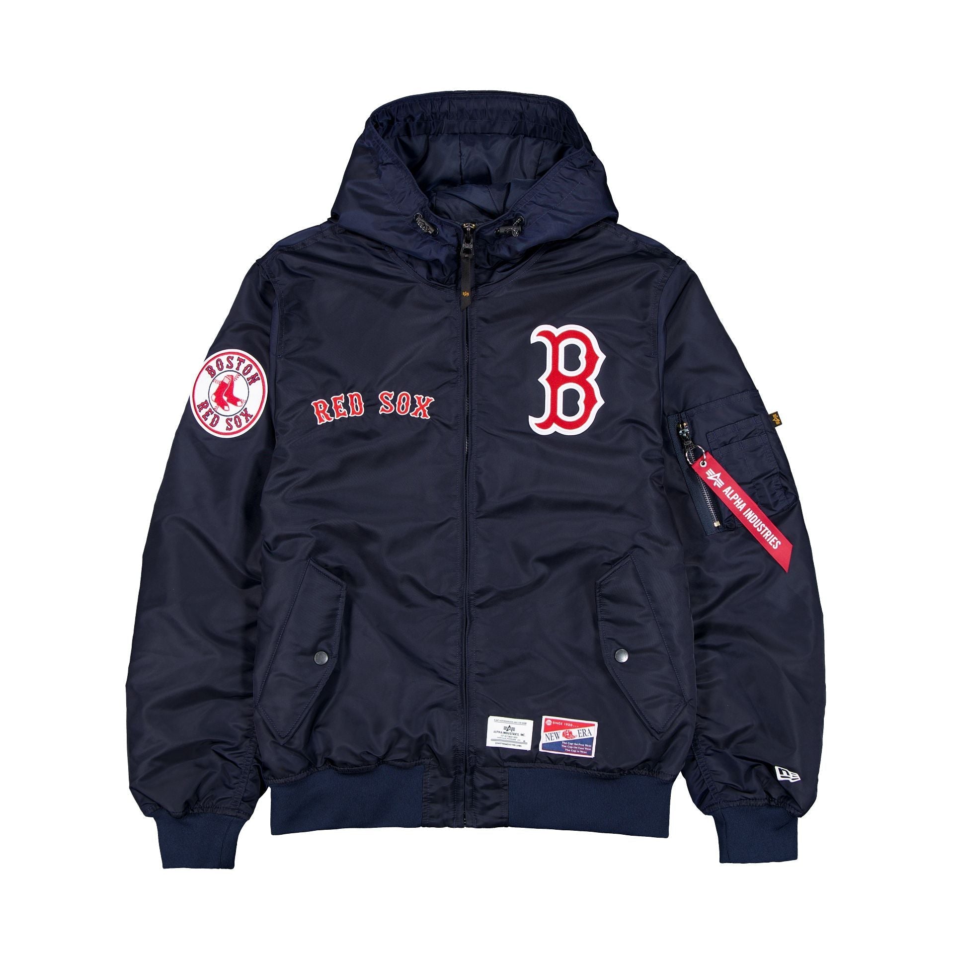 Alpha Industries x Boston Red Sox L-2B Hooded Bomber Jacket