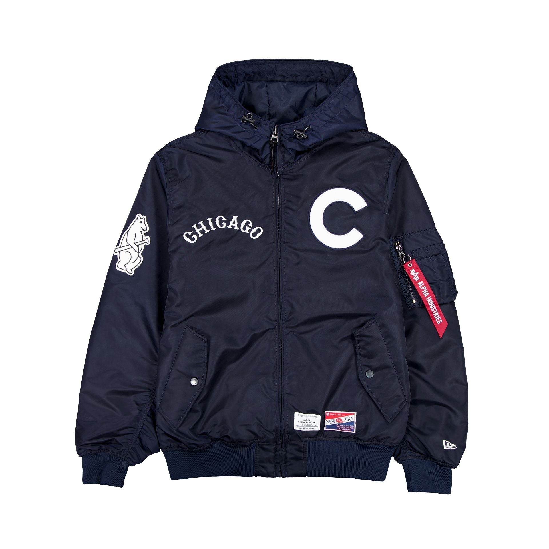 Alpha Industries x Chicago Cubs Cooperstown L-2B Hooded Bomber Jacket