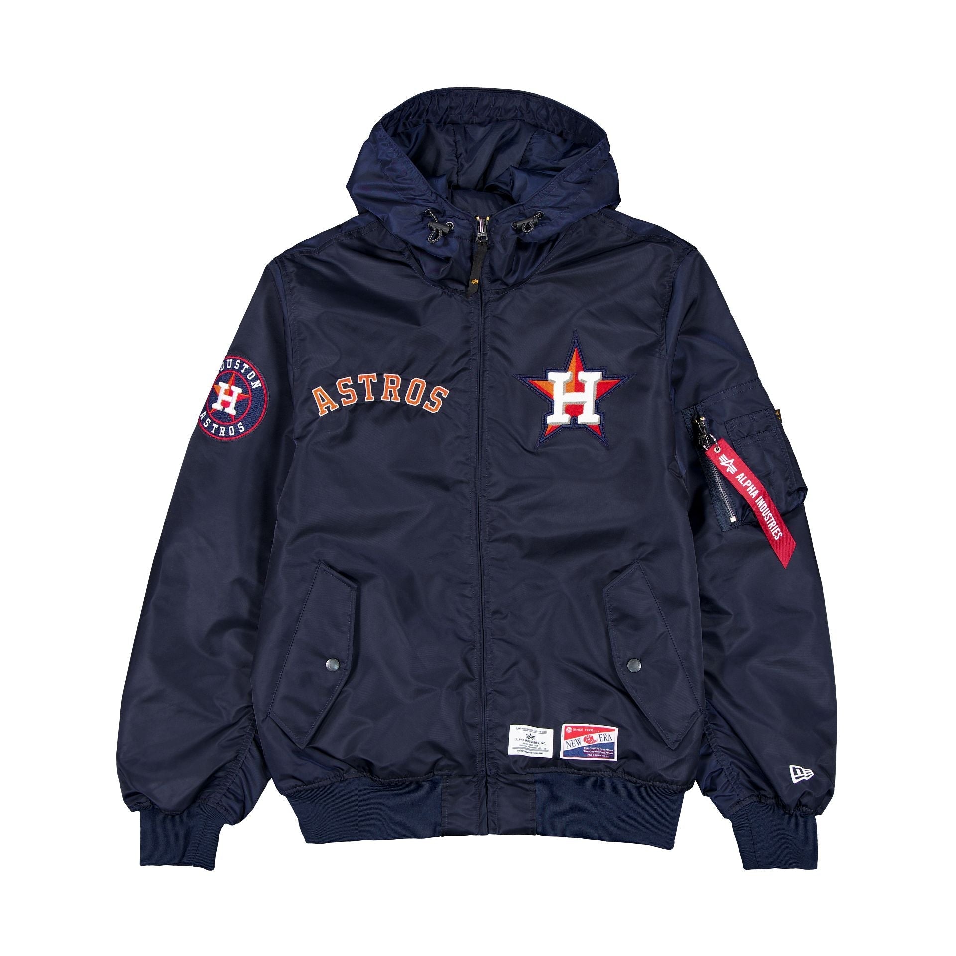 Alpha Industries x Houston Astros L-2B Hooded Bomber Jacket