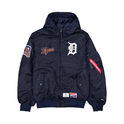 Alpha Industries x Detroit Tigers L-2B Hooded Bomber Jacket