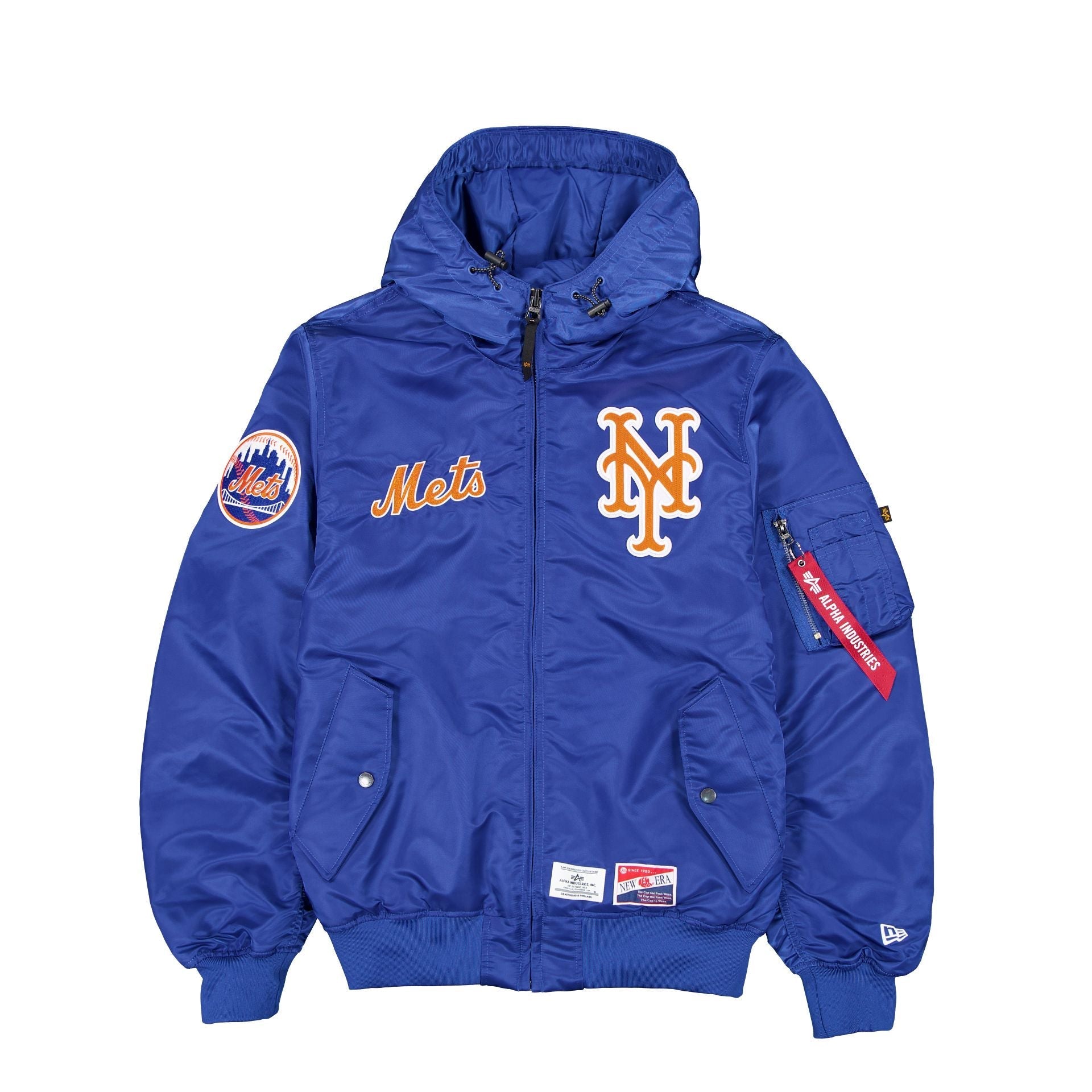 Alpha Industries x New York Mets L-2B Hooded Bomber Jacket