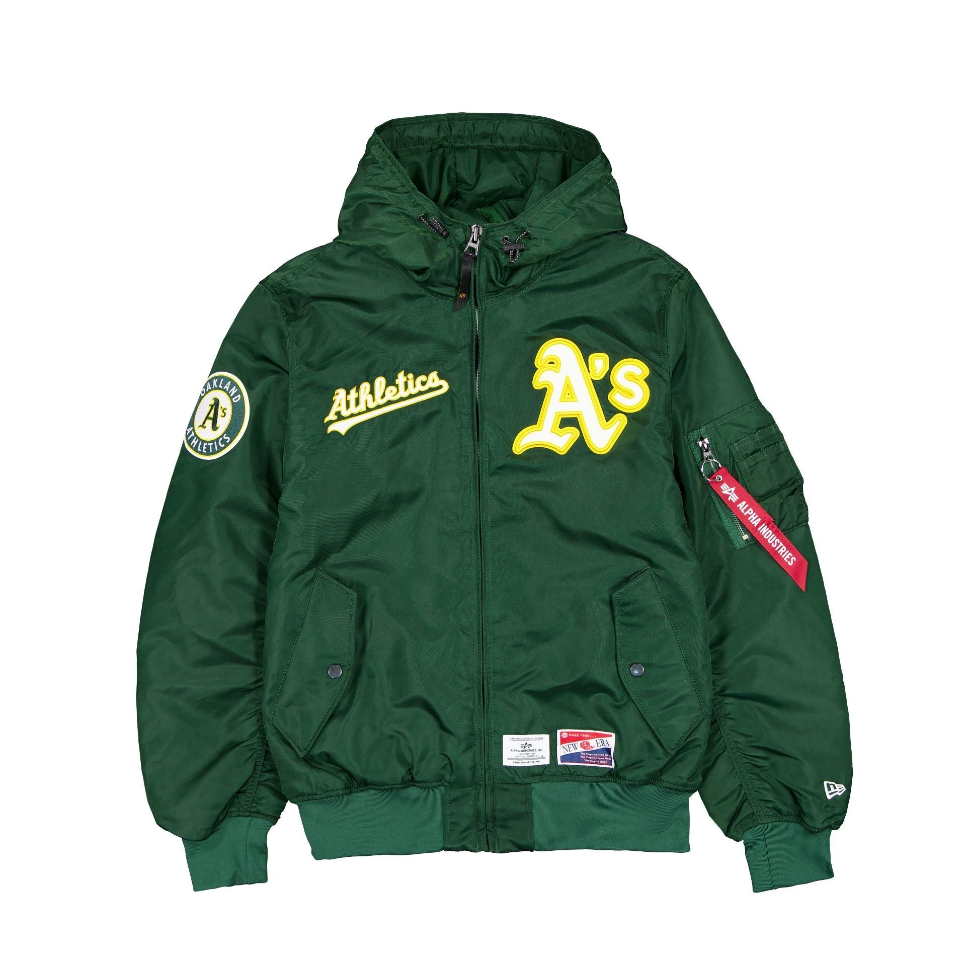 Alpha Industries x Oakland Athletics L-2B Hooded Bomber Jacket