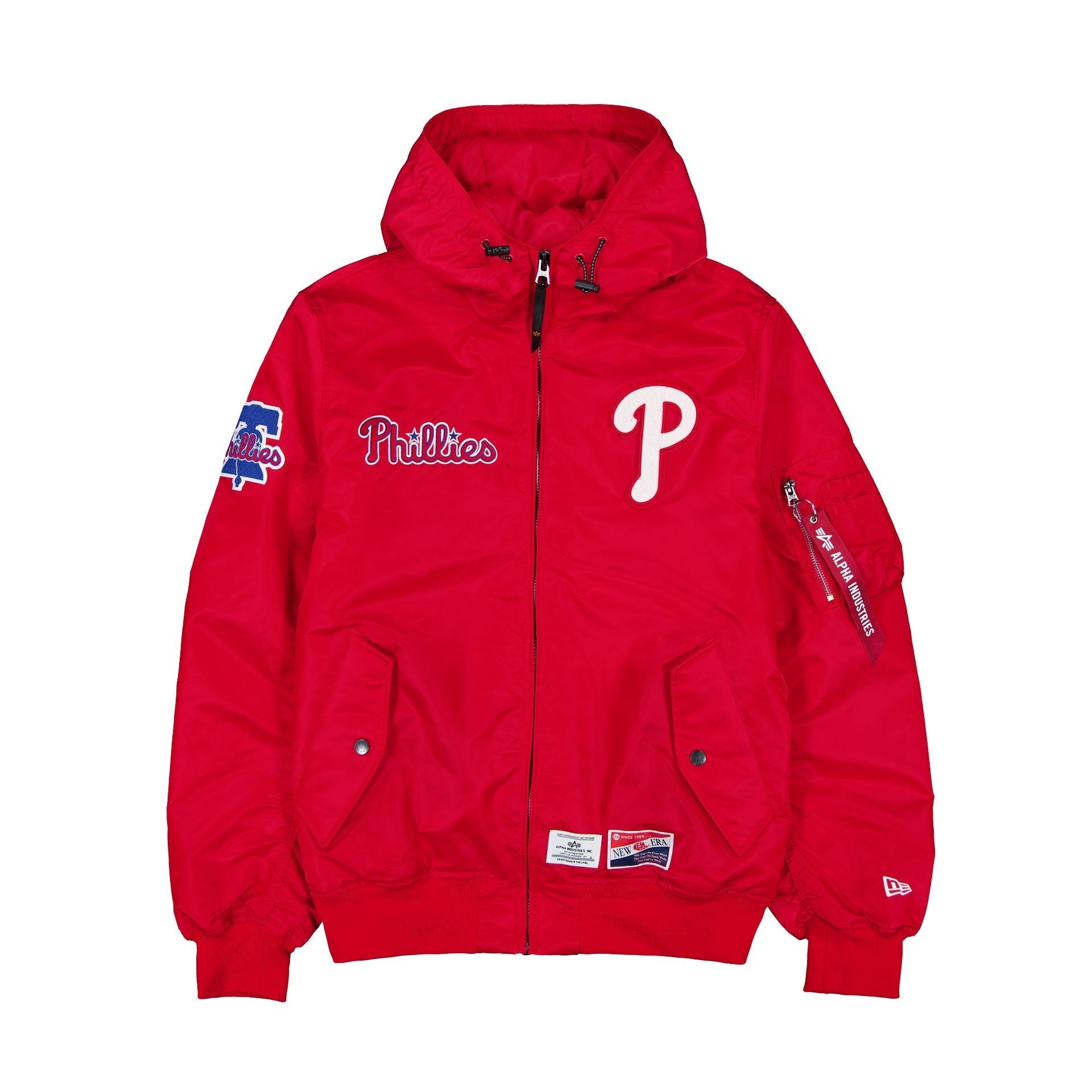 Alpha Industries x Philadelphia Phillies L-2B Hooded Bomber Jacket