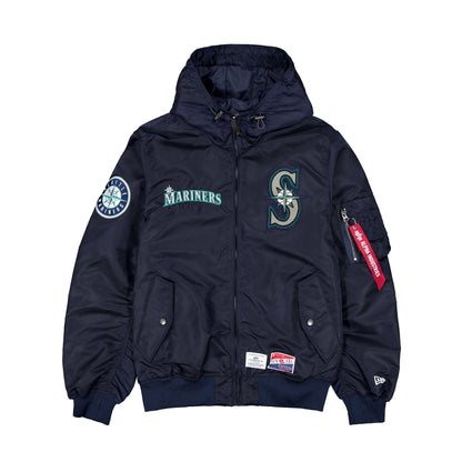 Alpha Industries x Seattle Mariners L-2B Hooded Bomber Jacket