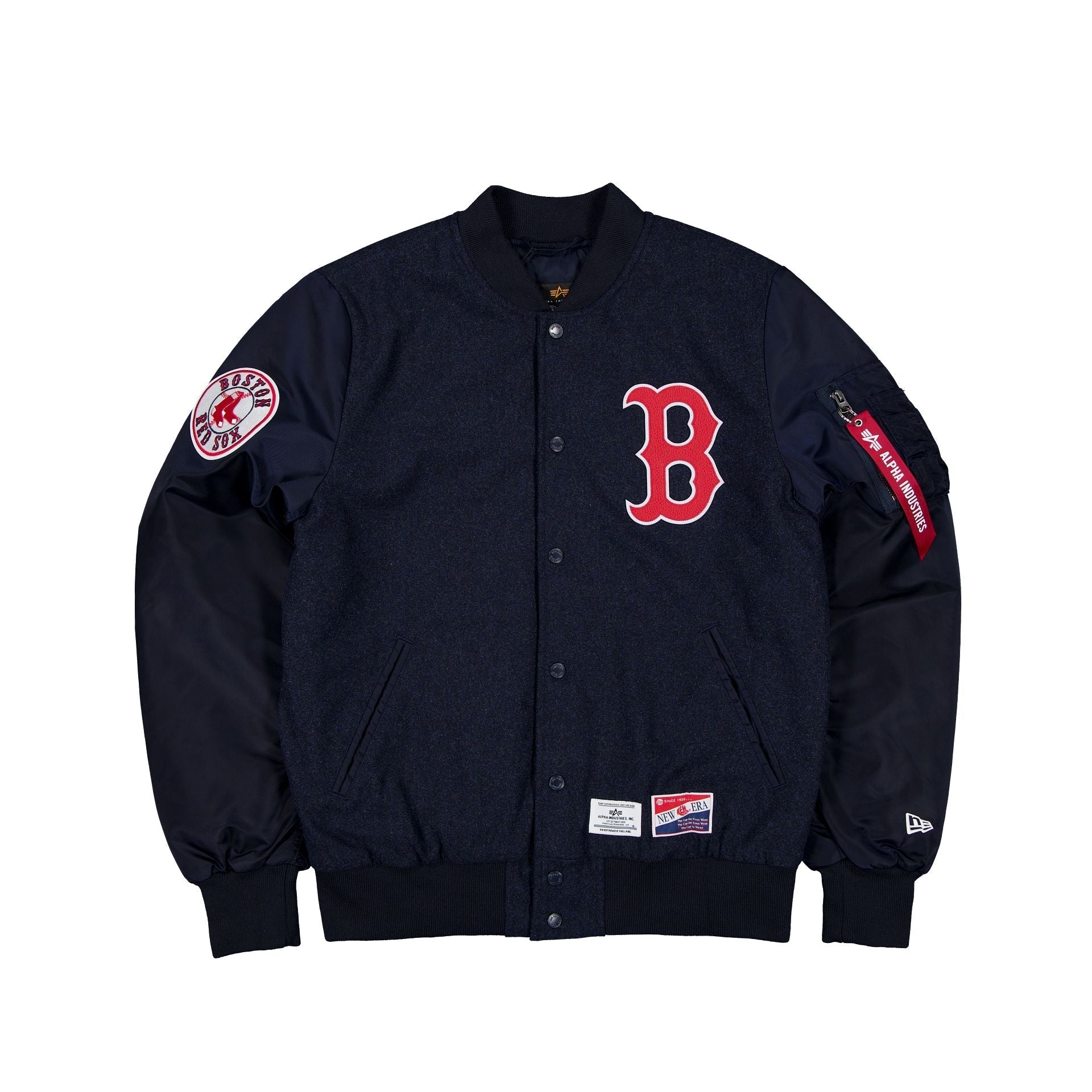 Alpha Industries x Boston Red Sox MA-1 Wool Varsity Jacket