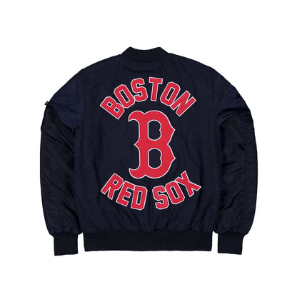 Alpha Industries x Boston Red Sox MA-1 Wool Varsity Jacket