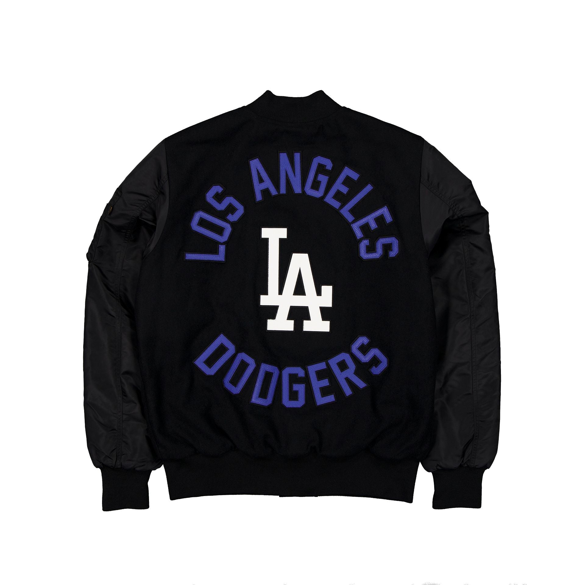 Alpha Industries x Los Angeles Dodgers MA-1 Wool Varsity Jacket