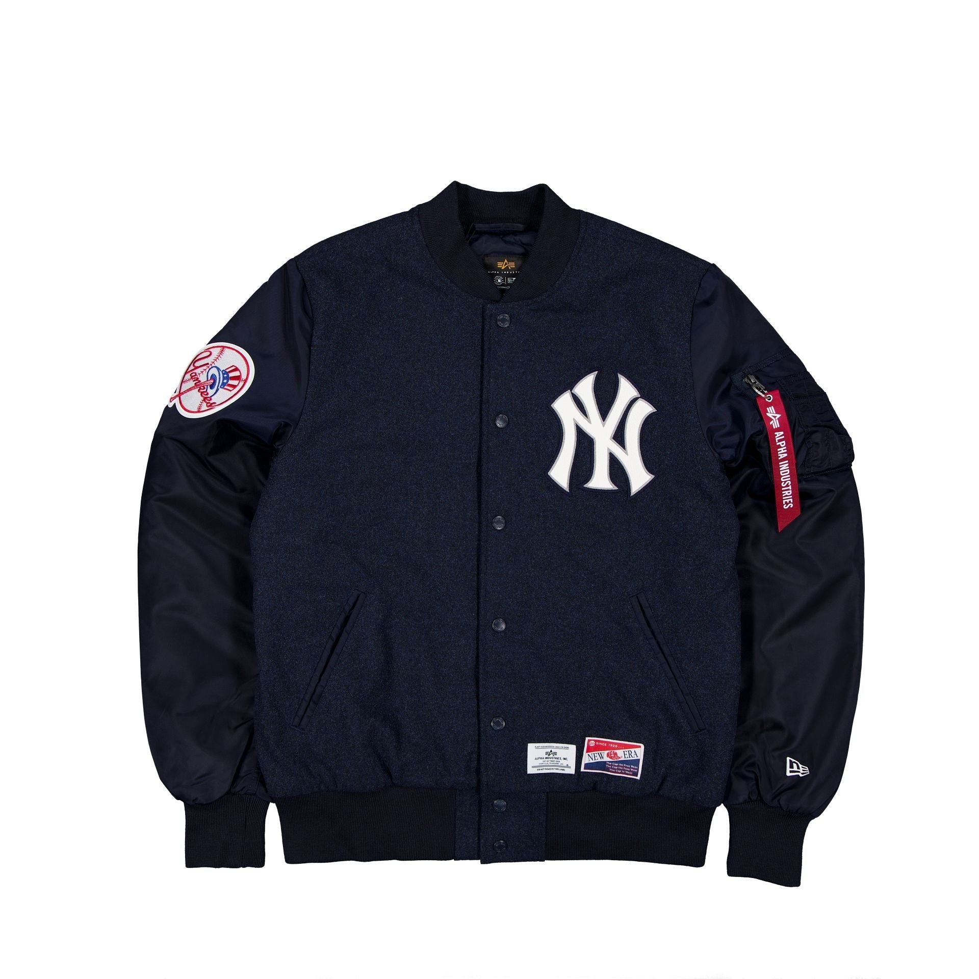 Alpha Industries x New York Yankees MA-1 Wool Varsity Jacket