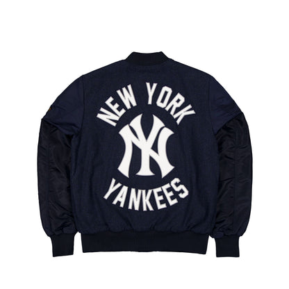 Alpha Industries x New York Yankees MA-1 Wool Varsity Jacket