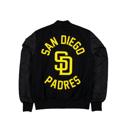 Alpha Industries x San Diego Padres MA-1 Wool Varsity Jacket