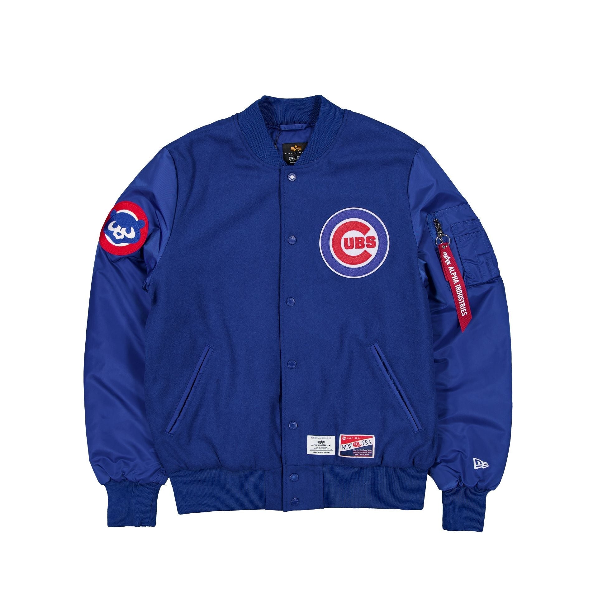 Alpha Industries x Chicago Cubs MA-1 Wool Varsity Jacket