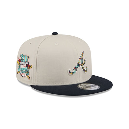 Atlanta Braves Floral Fill 9FIFTY Snapback Hat