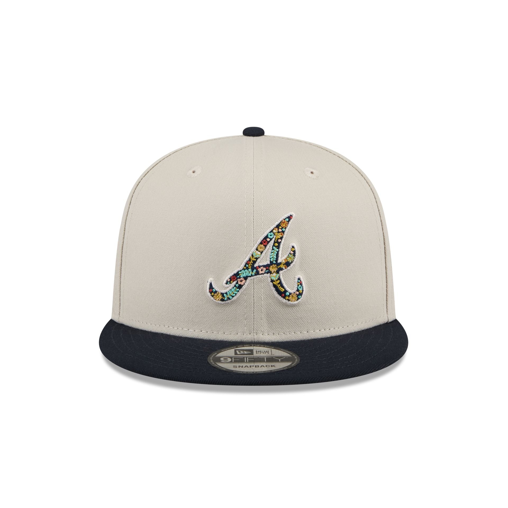 Atlanta Braves Floral Fill 9FIFTY Snapback Hat