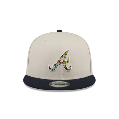 Atlanta Braves Floral Fill 9FIFTY Snapback Hat