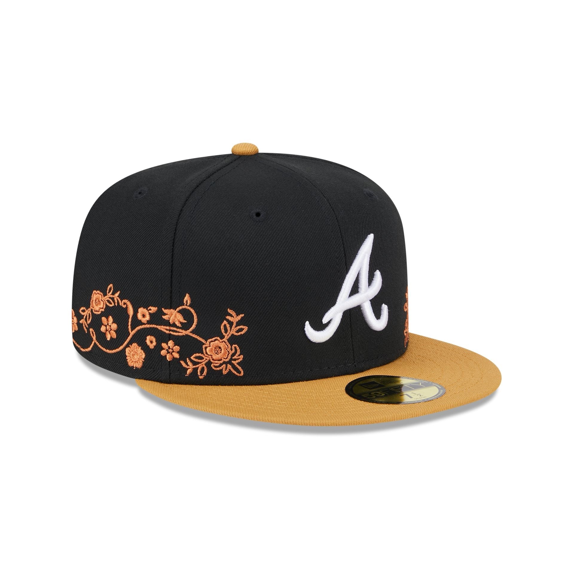 Atlanta Braves Floral Vine 59FIFTY Fitted Hat