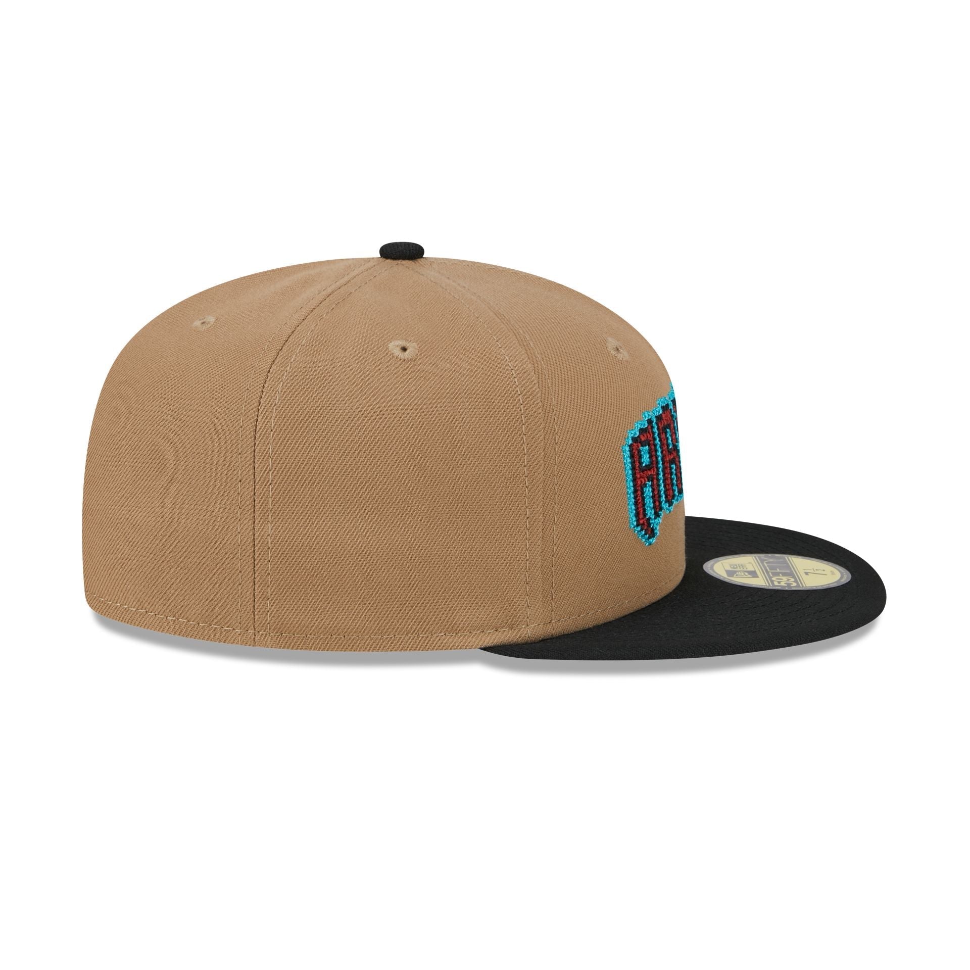 Arizona Diamondbacks Classic 8-Bit Wordmark 59FIFTY Fitted Hat