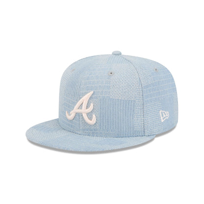 Atlanta Braves Denim Patchwork 9FIFTY Snapback Hat