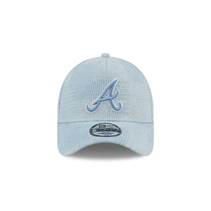 Atlanta Braves Logo Essentials Denim 9FORTY A-Frame Snapback Hat