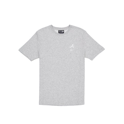 Atlanta Braves Logo Essentials Tonal Gray T-Shirt