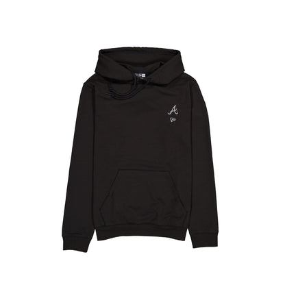 Atlanta Braves Logo Essentials Tonal Black Hoodie