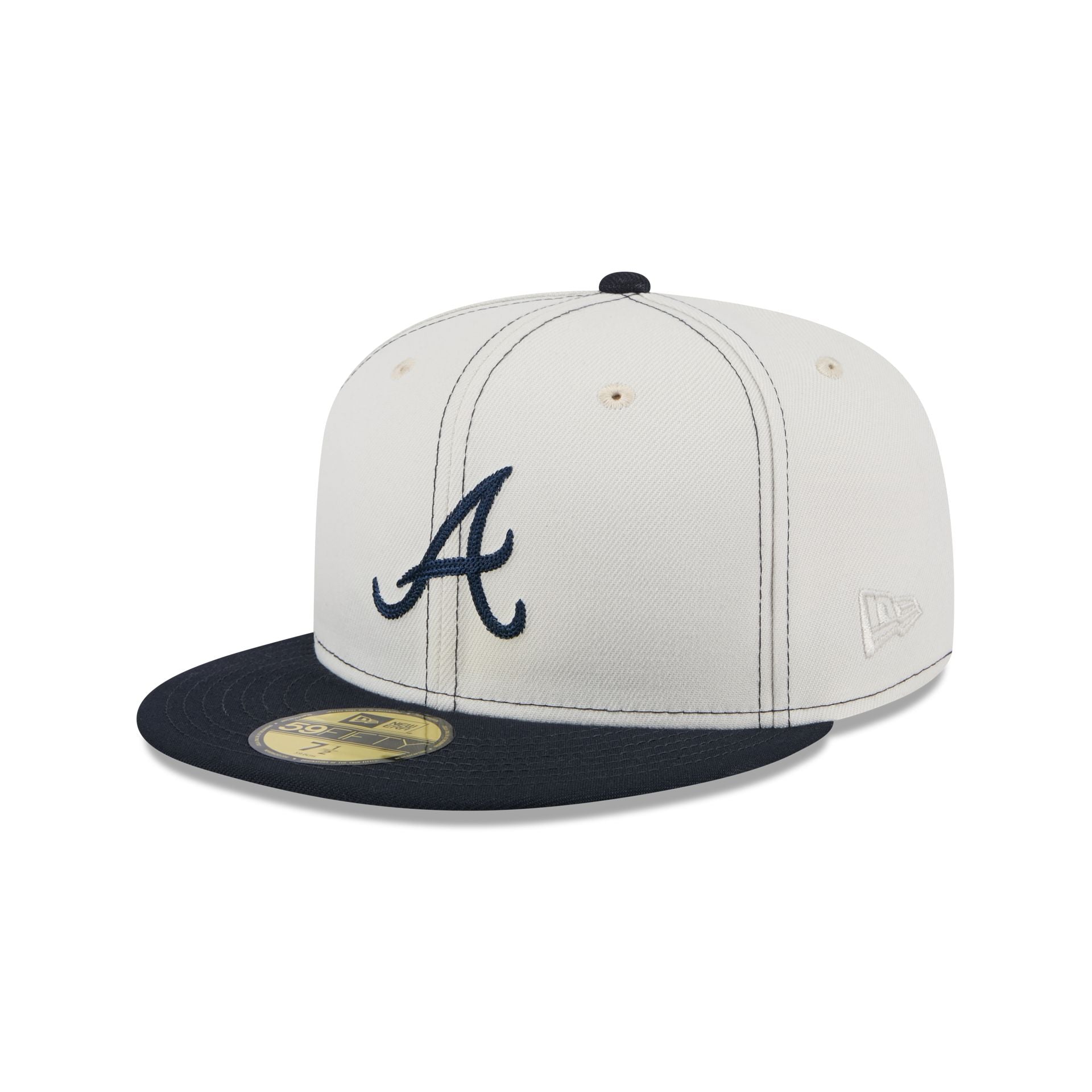 Atlanta Braves Sandy Linen 59FIFTY Fitted Hat