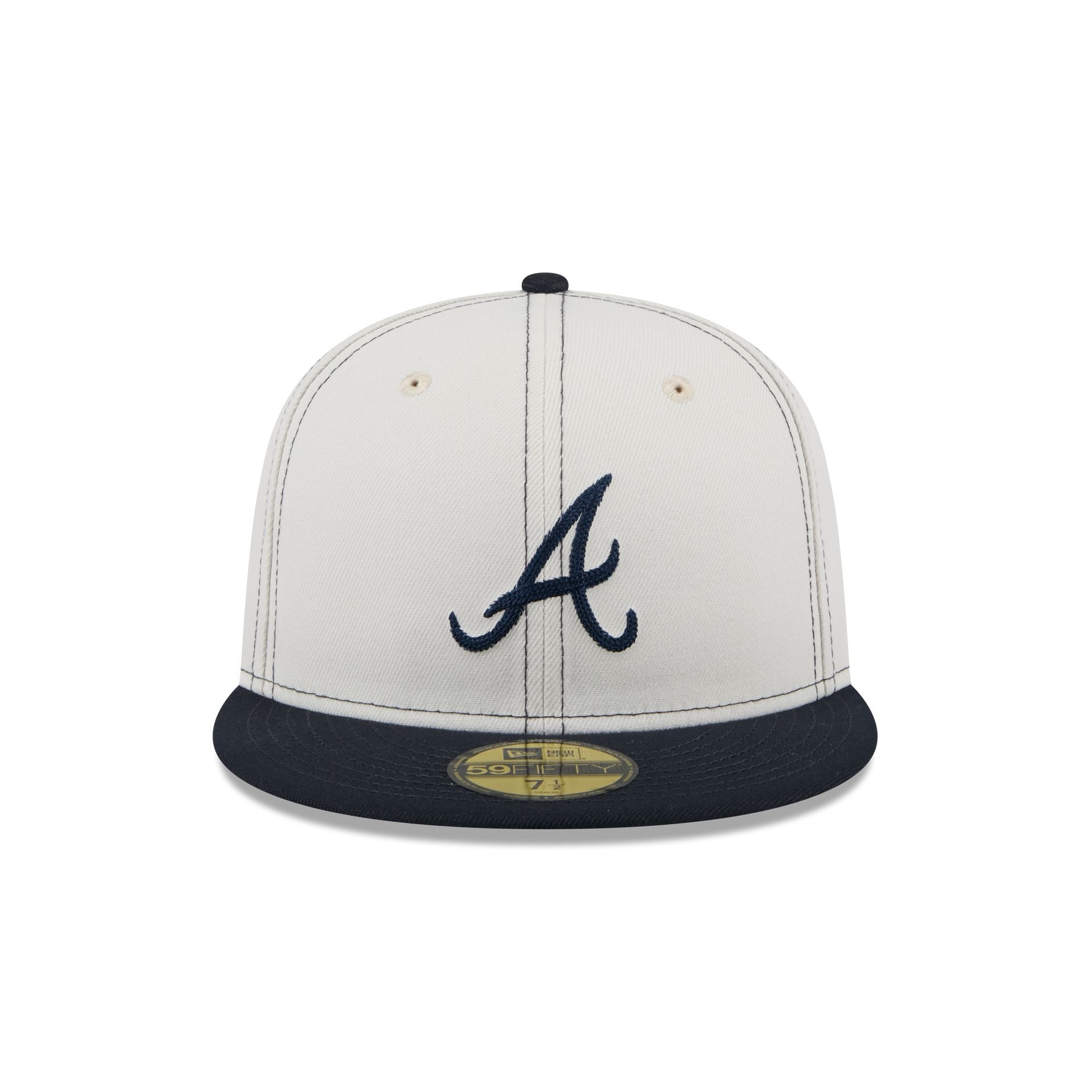 Atlanta Braves Sandy Linen 59FIFTY Fitted Hat