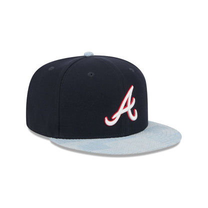 Atlanta Braves Patch Denim 59FIFTY Fitted Hat