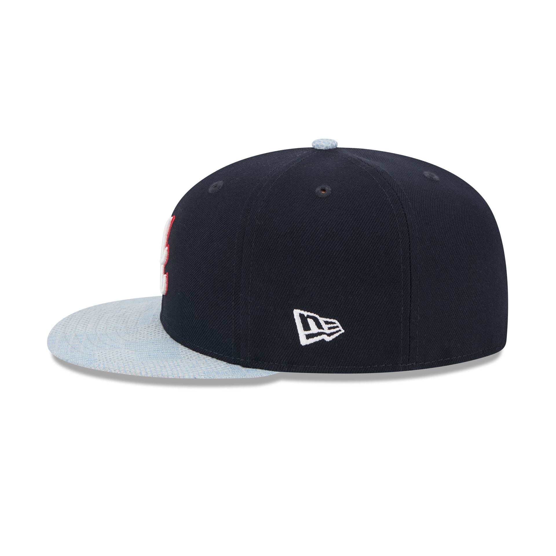 Atlanta Braves Patch Denim 59FIFTY Fitted Hat