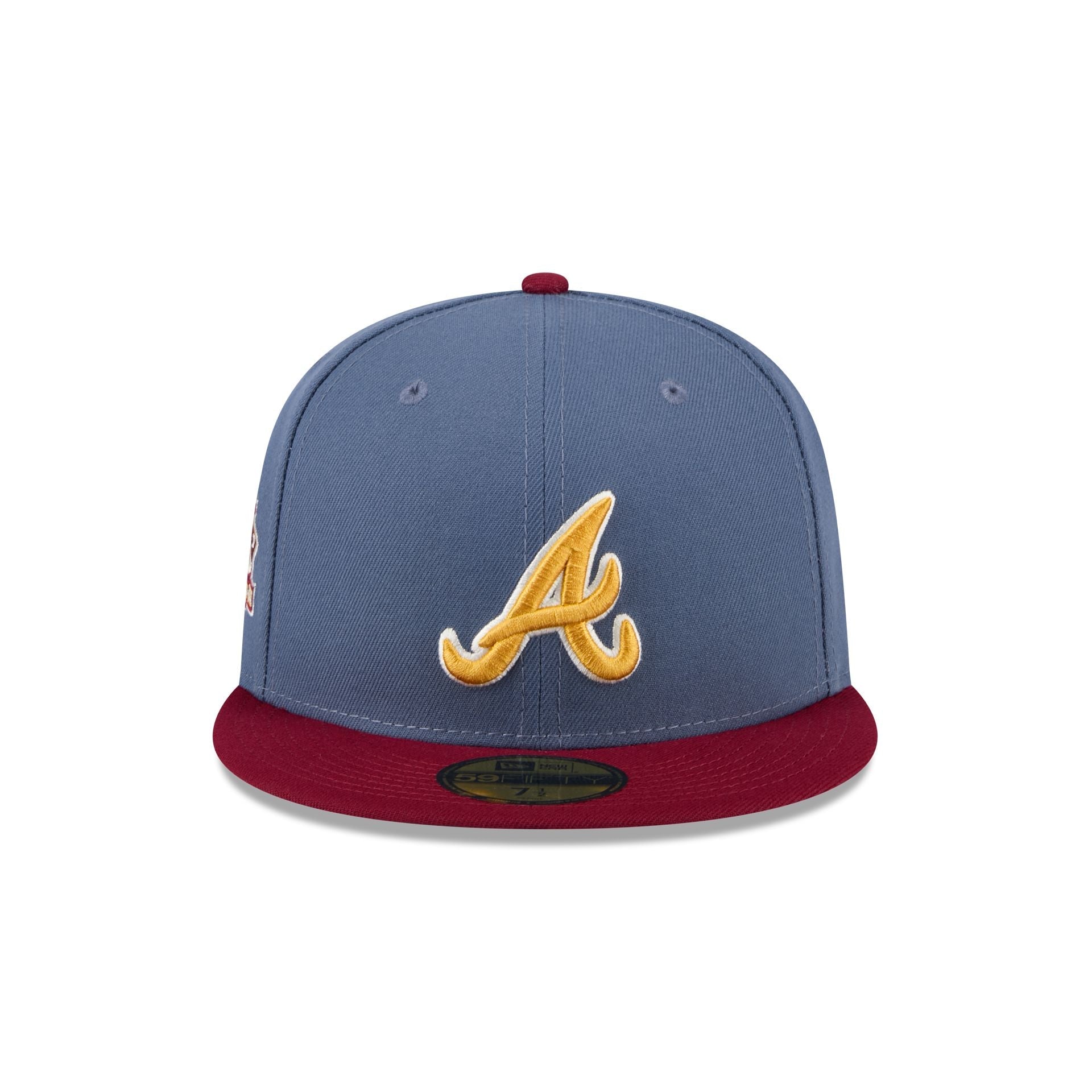 Atlanta Braves Deep Blue 59FIFTY Fitted Hat